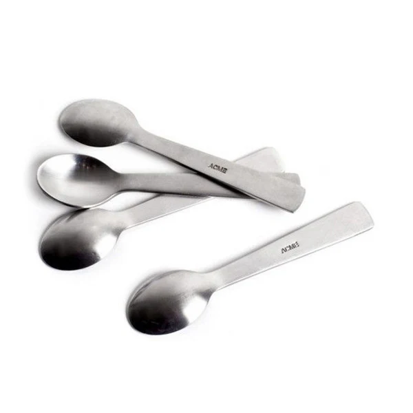 Acme Brushed Stainless Teaspoons - Image 3