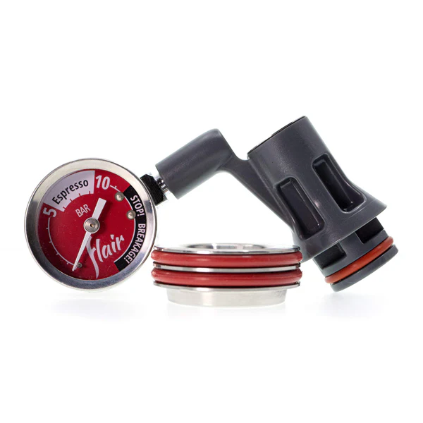 Flair Espresso Maker Signature with Pressure Gauge Kit - White - Image 2