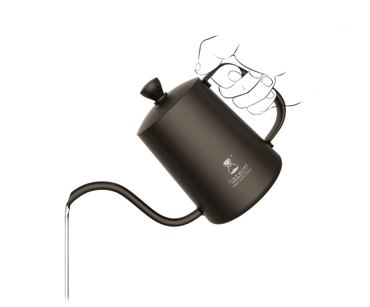 Timemore Fish Pour Over Coffee Kettle - Image 3